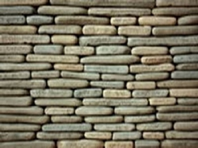 Фасадно-стеновая нарезка окатанная из песчаника - изображение 1