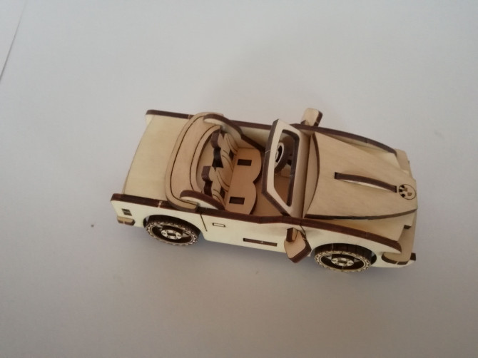 3D деревянный пазл BMW