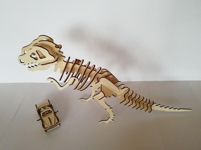 3D конструктор динозавр