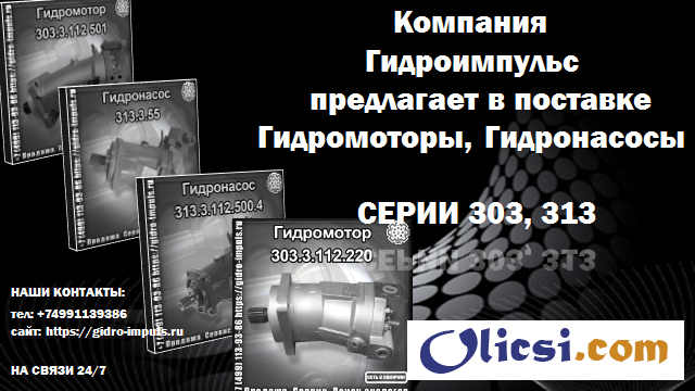 Продажа Гидромоторы, Гидронасосы Серии 313,303 - изображение 1