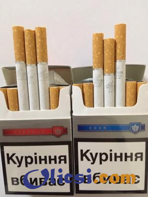 Сигареты Прима срібна (Синяя, красная) 280.00$ оптом - изображение 1