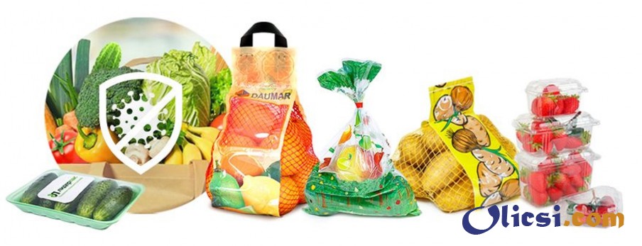 Упаковка овощей и фруктов в пакеты или сетки